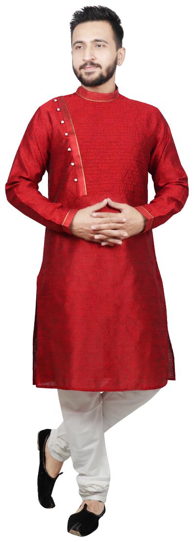 

Sg Leman Pintex Design Kurta Payjama For Men - Maroon