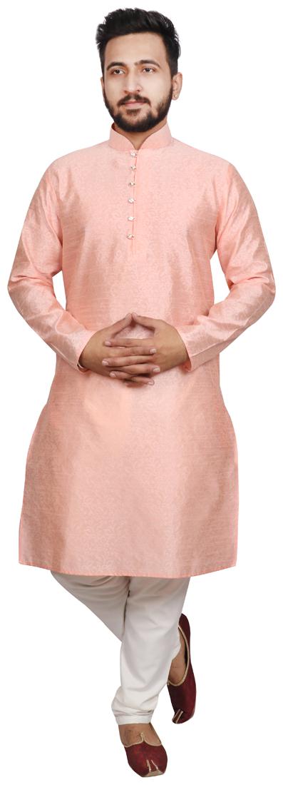 

SG LEMAN Pink Kurta Pyjama Set