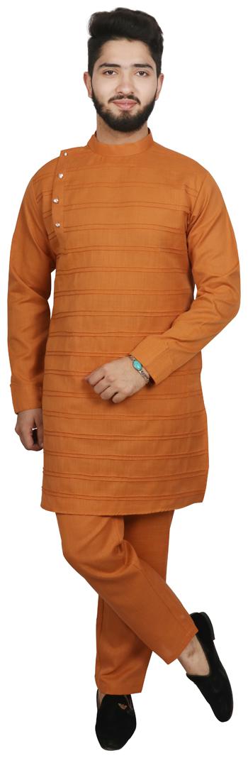 

SG LEMAN Yellow Kurta Pyjama Set