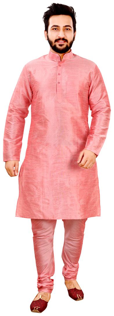 

SG LEMEN Kurta Pyjama set for Men Pink