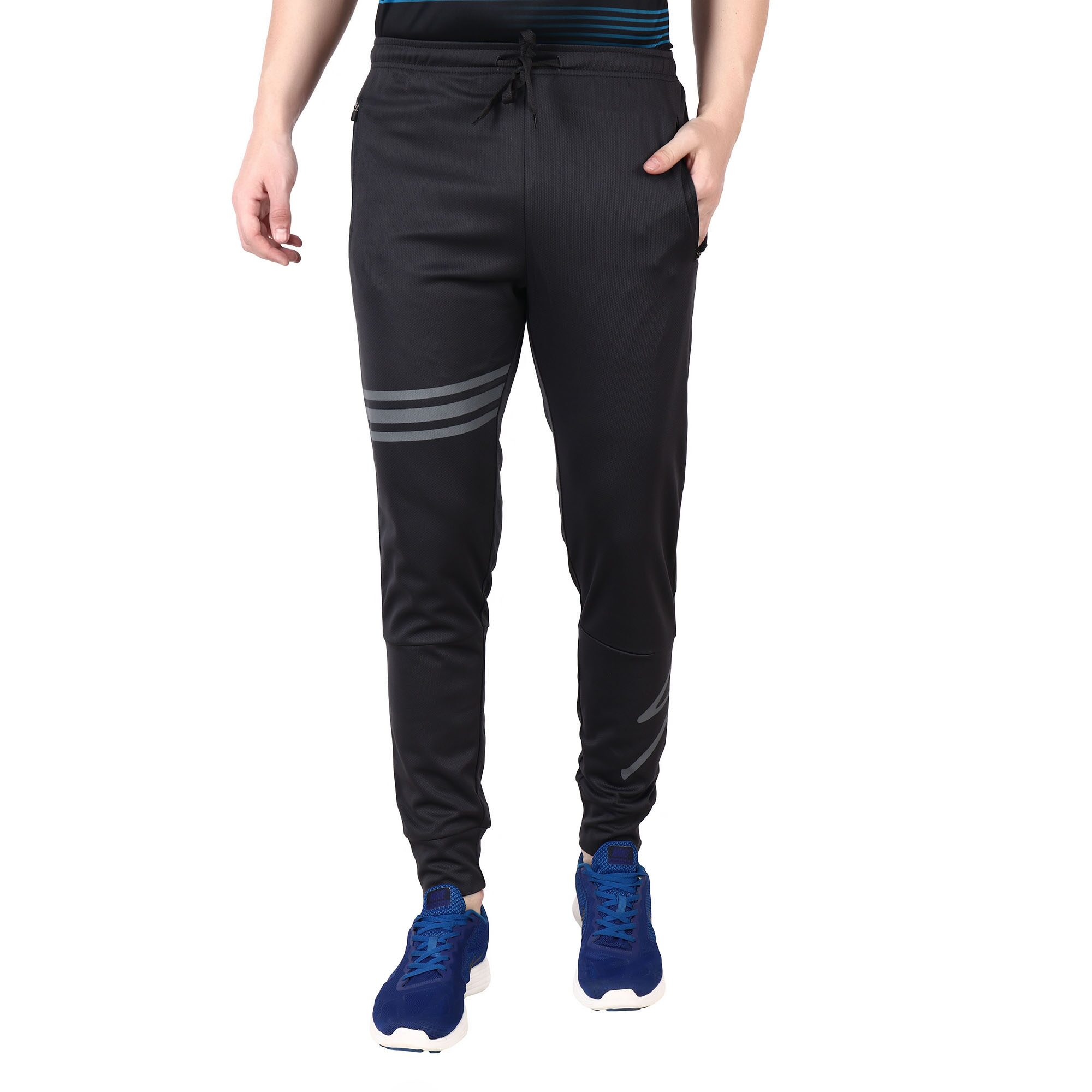 

SG Men Grey Solid Regular fit Track pants