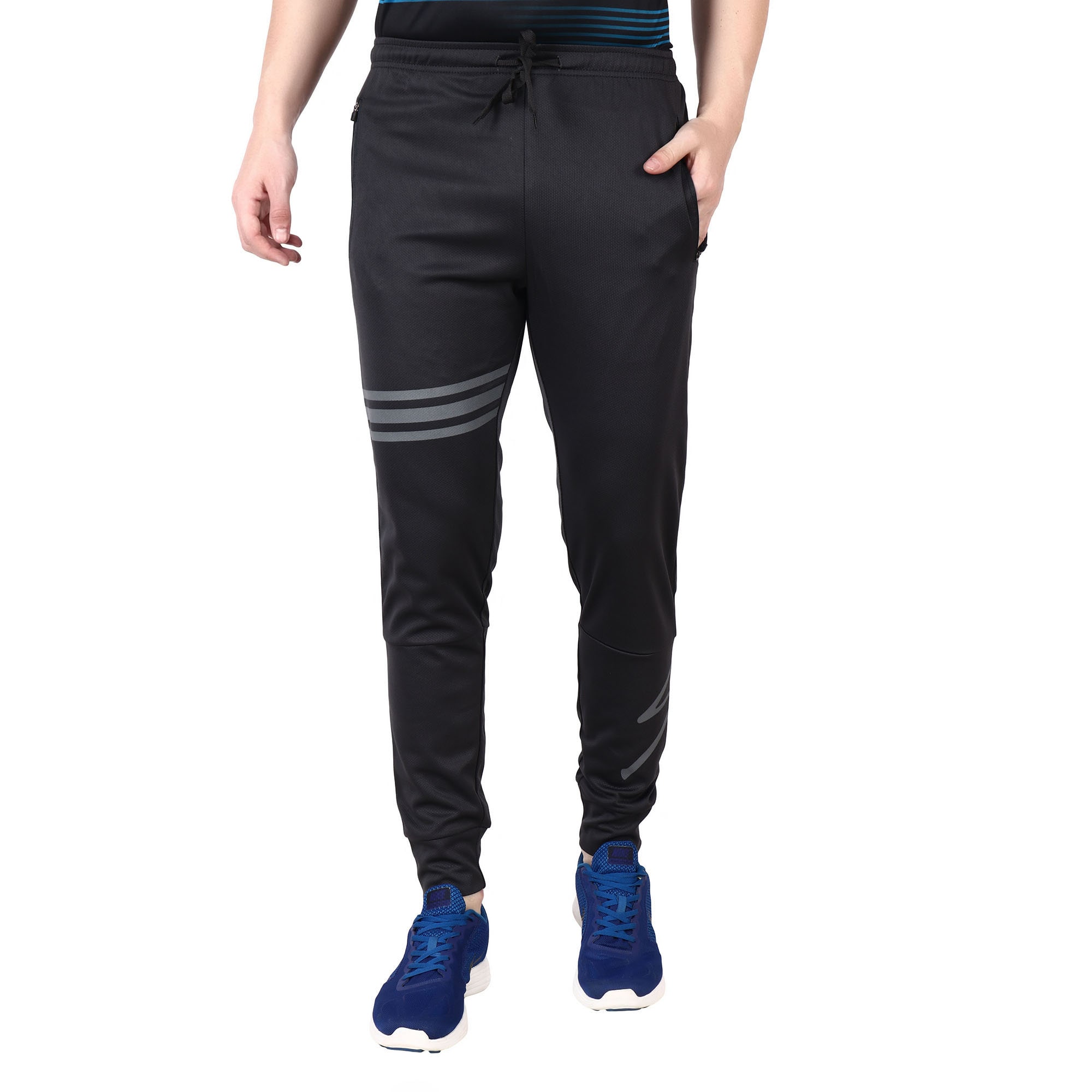 

SG Men Grey Solid Regular fit Track pants