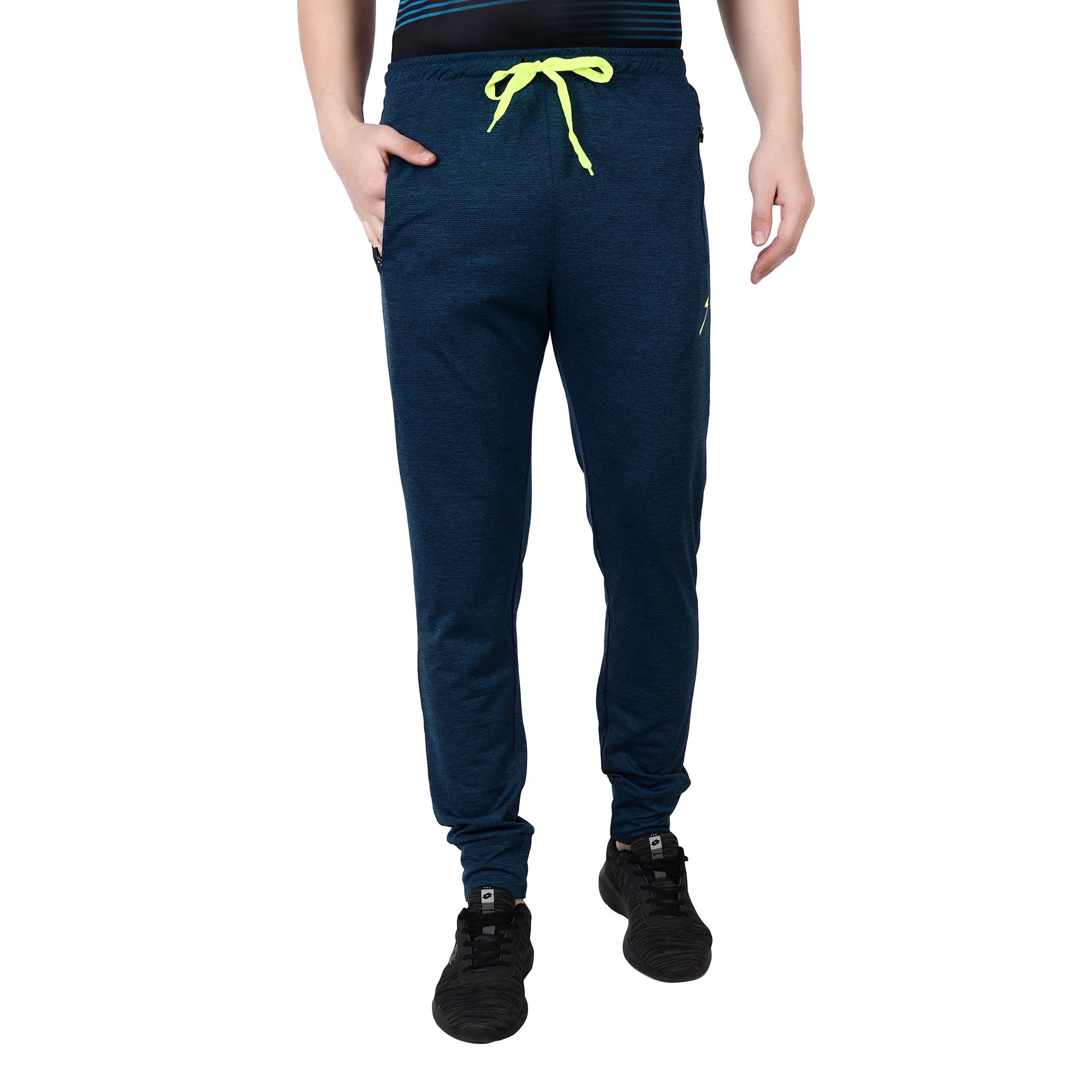 

SG Men Blue Solid Regular fit Track pants