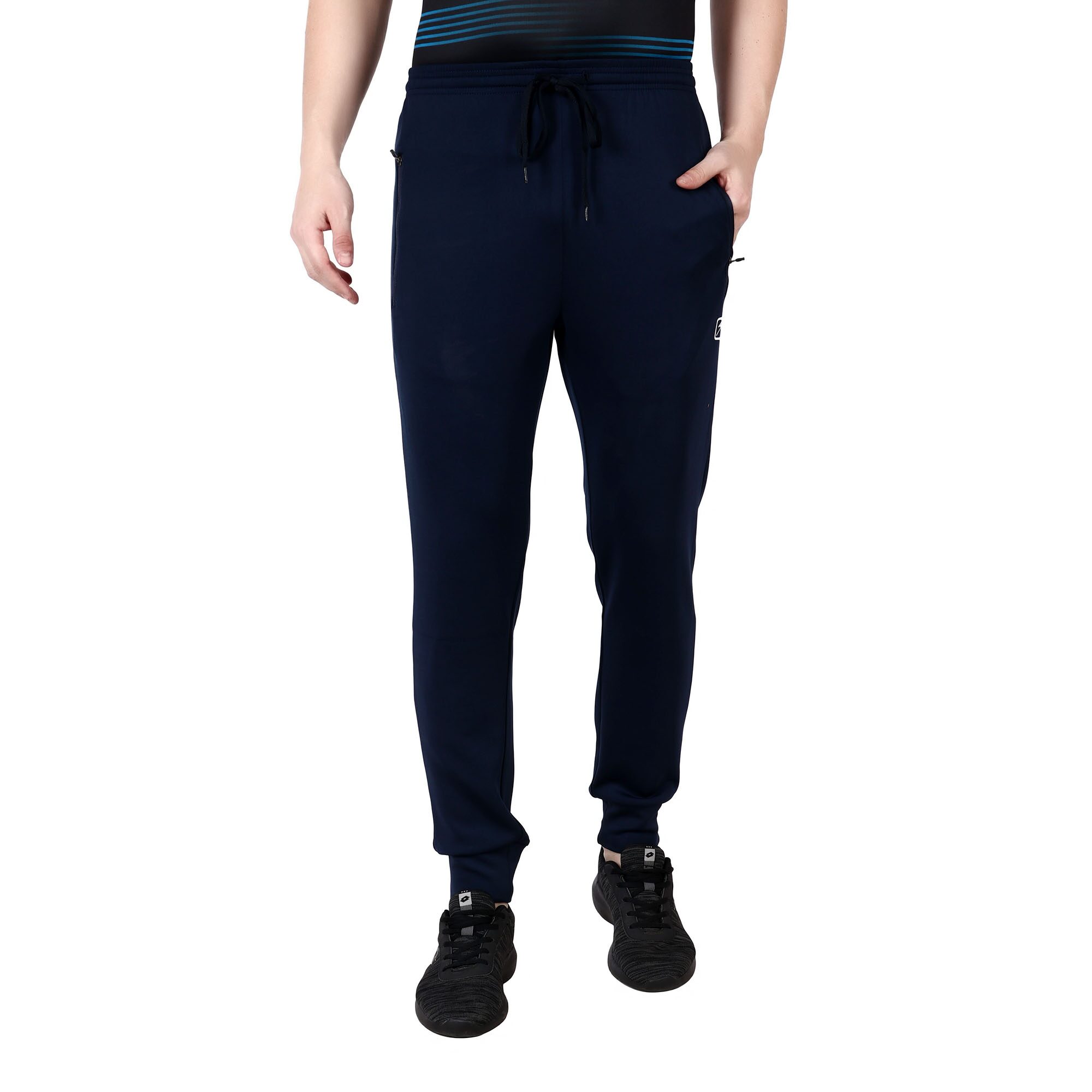 

SG Men Navy blue Solid Regular fit Track pants