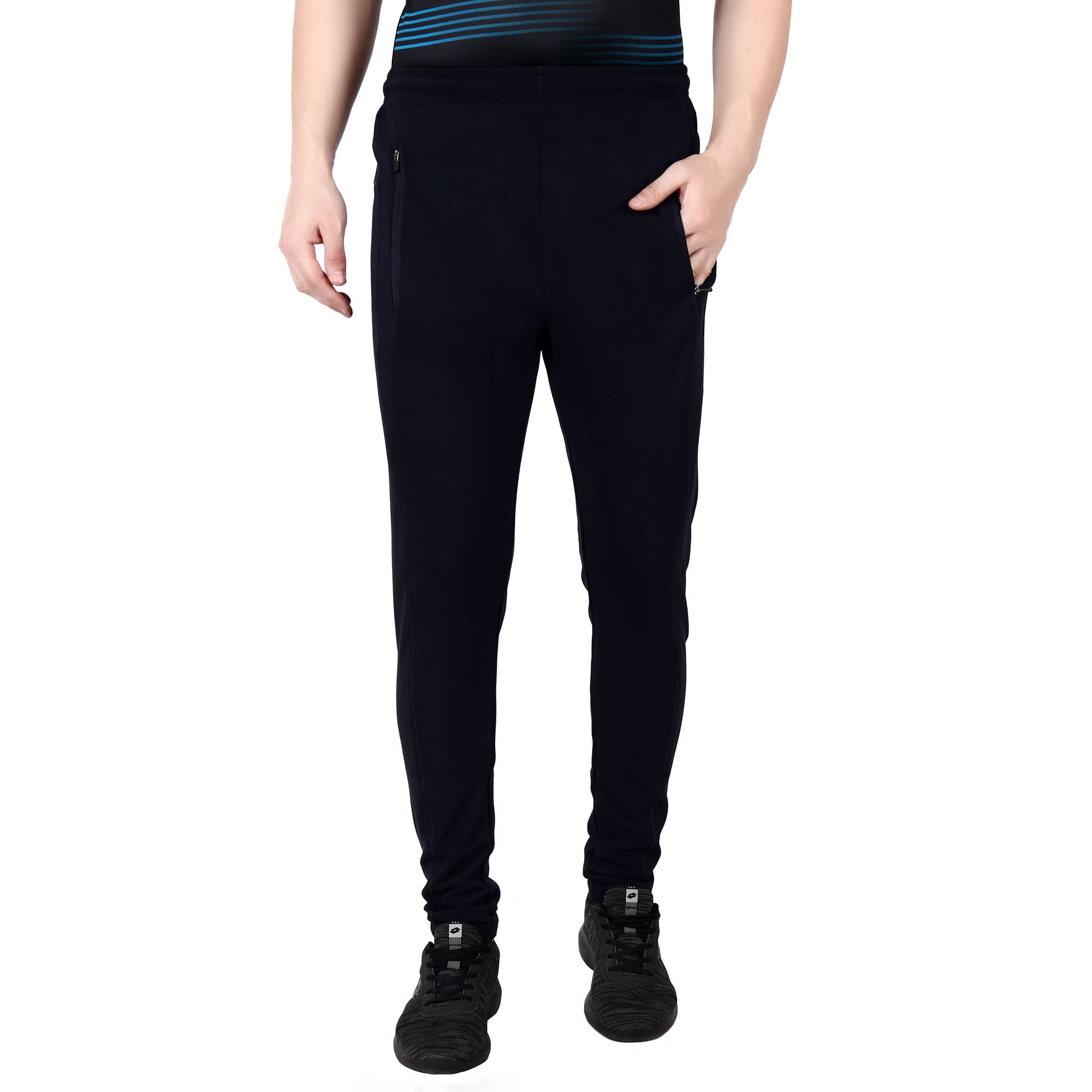 

SG Men Navy blue Solid Regular fit Track pants
