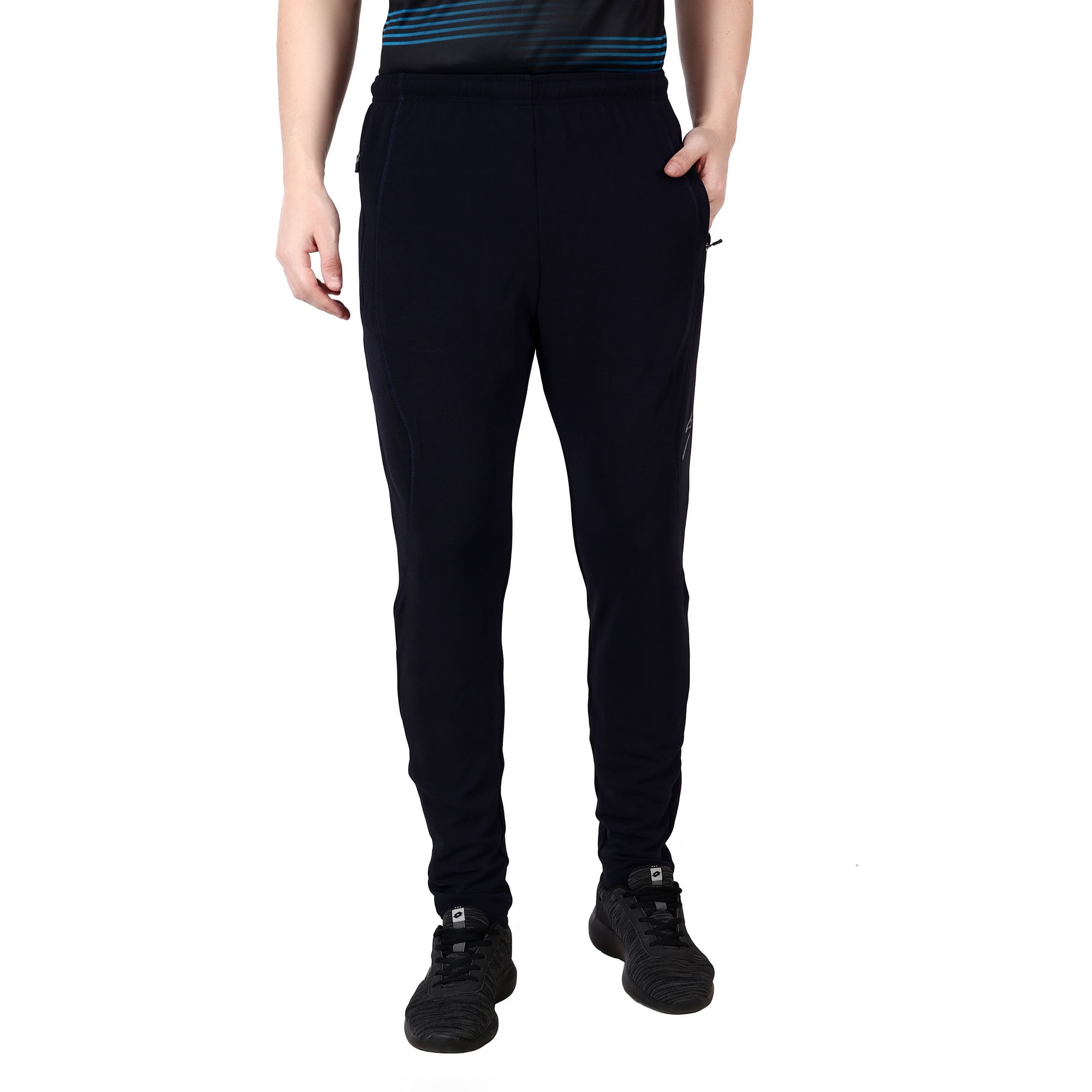 

SG Men Navy blue Solid Regular fit Track pants