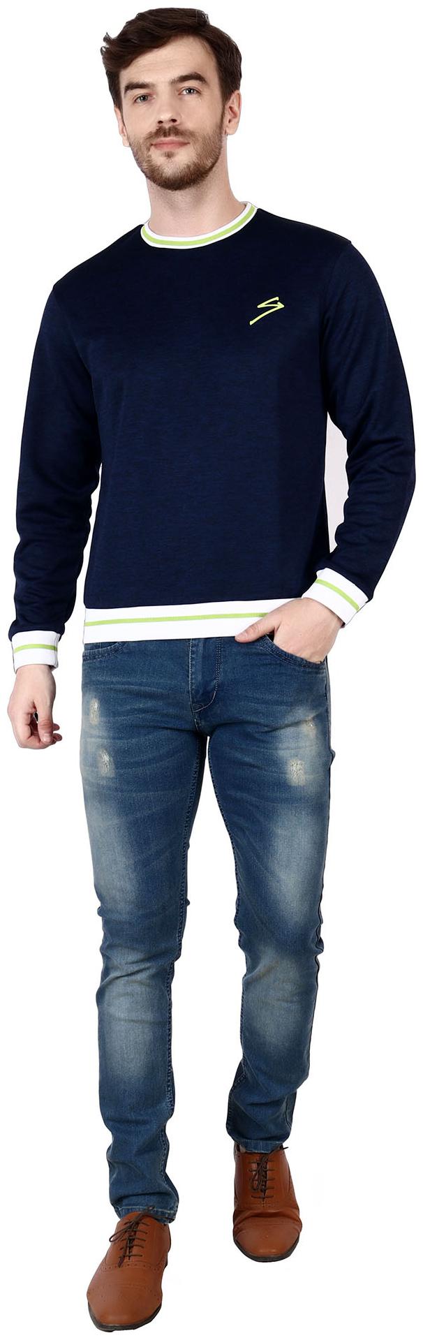 

SG Men Navy blue Round neck Pullover