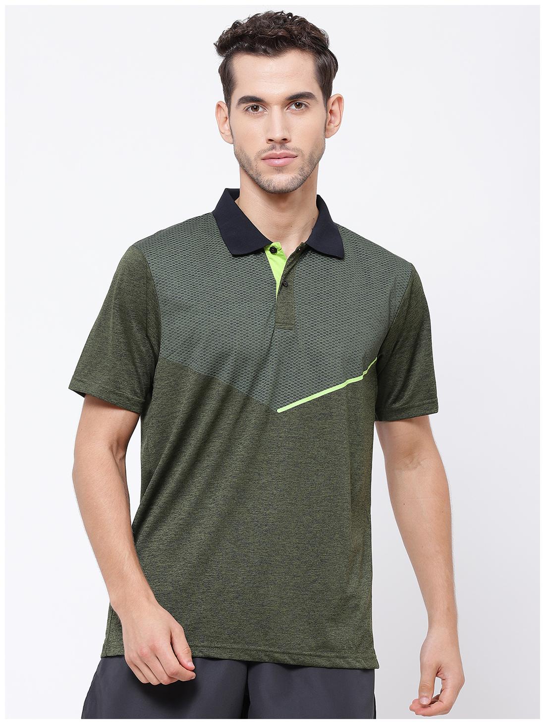 

SG Men Green Regular fit Polyester Polo collar T-Shirt - Pack Of 1