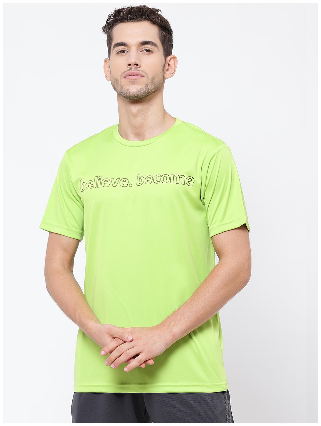 

SG Men Green Regular fit Polyester Round neck T-Shirt - Pack Of 1