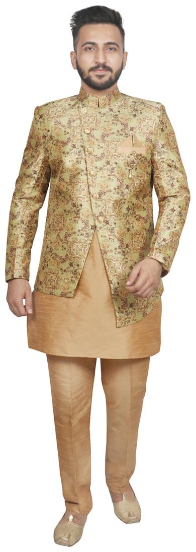 

Sg Rajasahab Kurta Payjma Set For Men - Beige