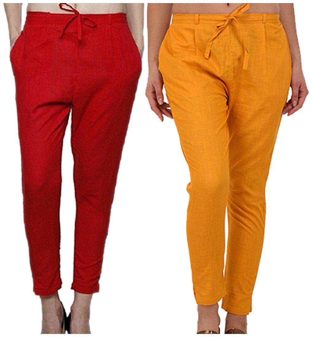 

SHARARAT NIGHTS Women Multi Slim fit Bootcut pants