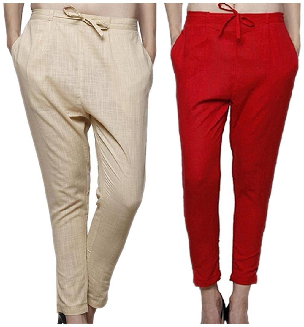 

SHARARAT NIGHTS Women Multi Slim fit Bootcut pants