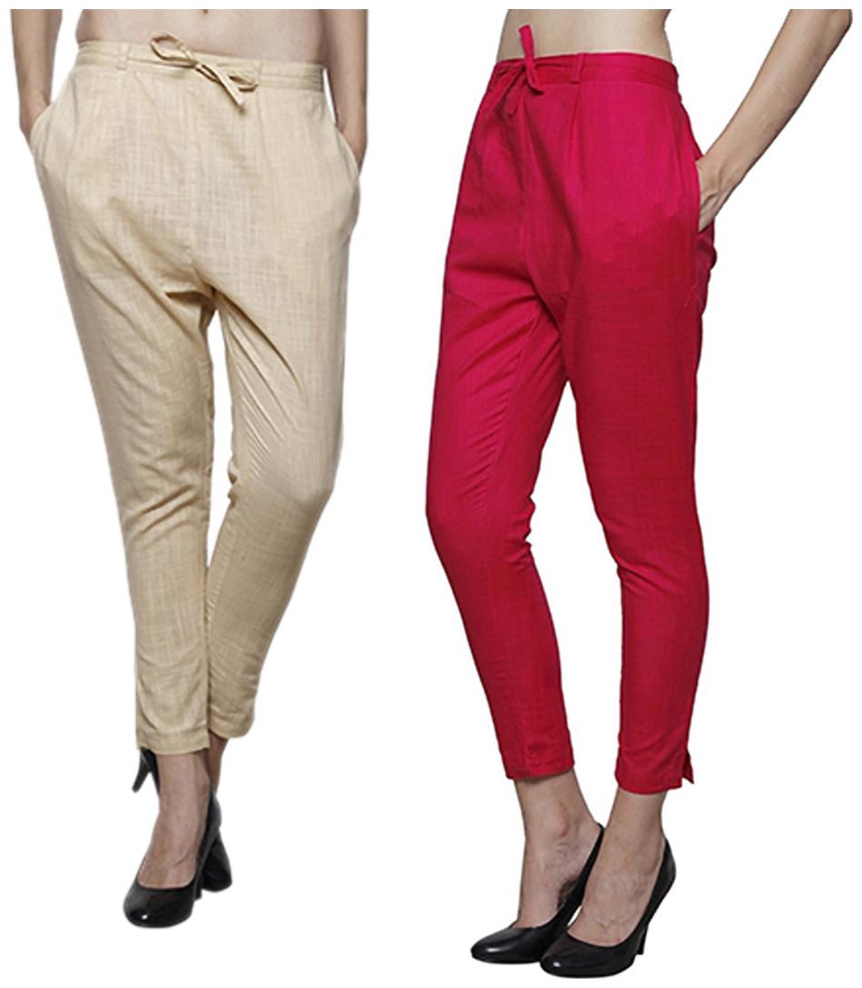

SHARARAT NIGHTS Women Multi Slim fit Bootcut pants
