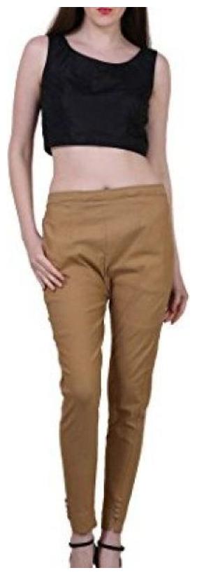 

SHARARAT NIGHTS Women Brown Slim fit Cigarette pants