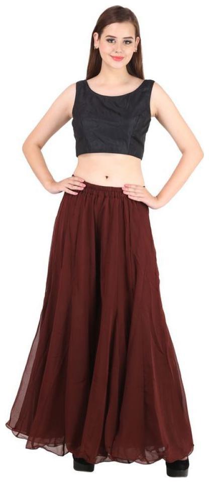

Shararat Stylish Flared Readymade Regular Fit Stretchable Georgette Palazzo Free Size Pants For Girls Ladies Womens