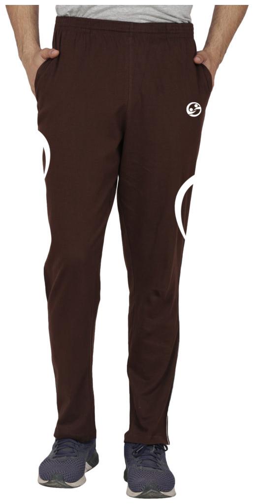 

SHELLOCKS Cotton Track Pants for Men - Brown