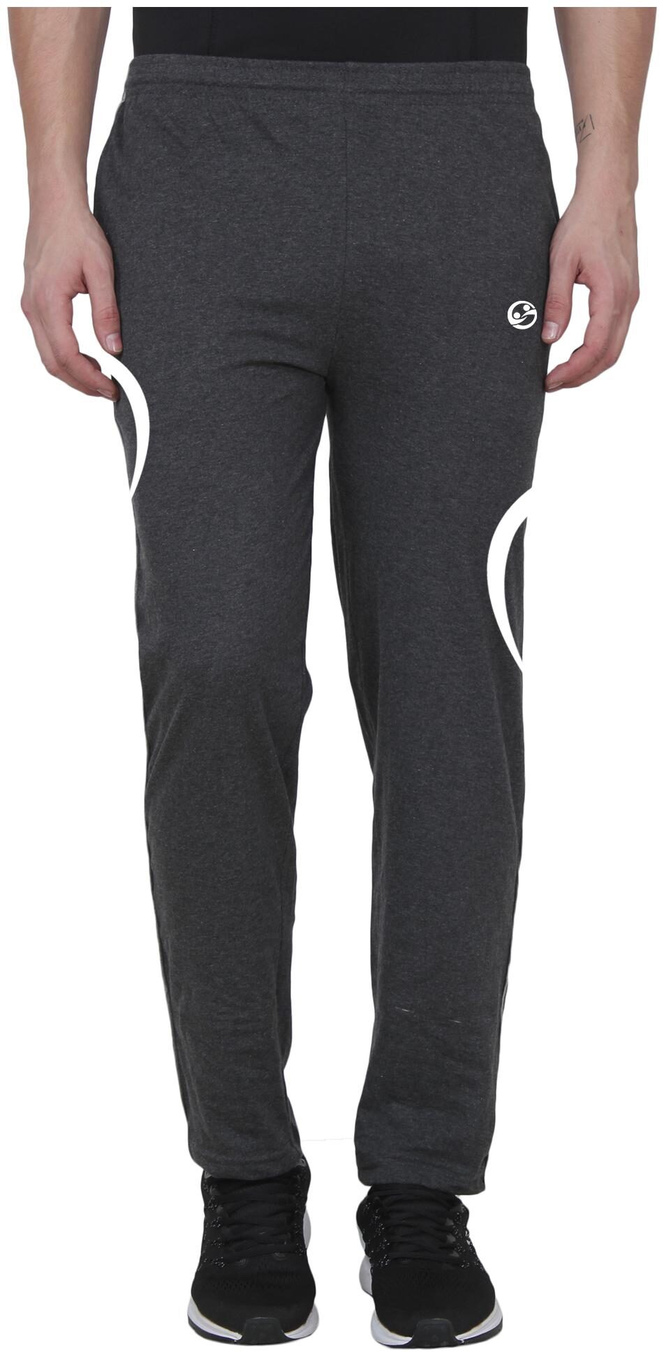 

SHELLOCKS Cotton Track Pants for Men - Grey