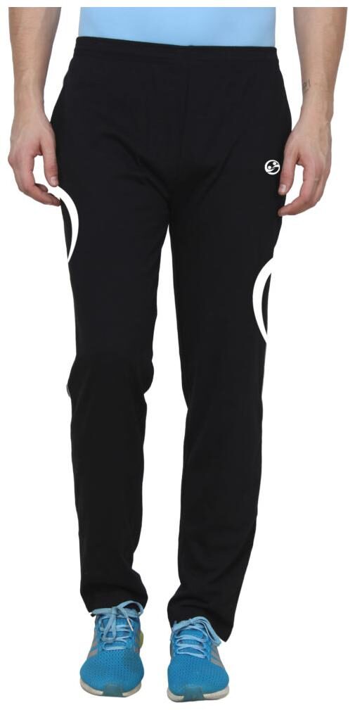 

SHELLOCKS Cotton Track Pants for Men - Black