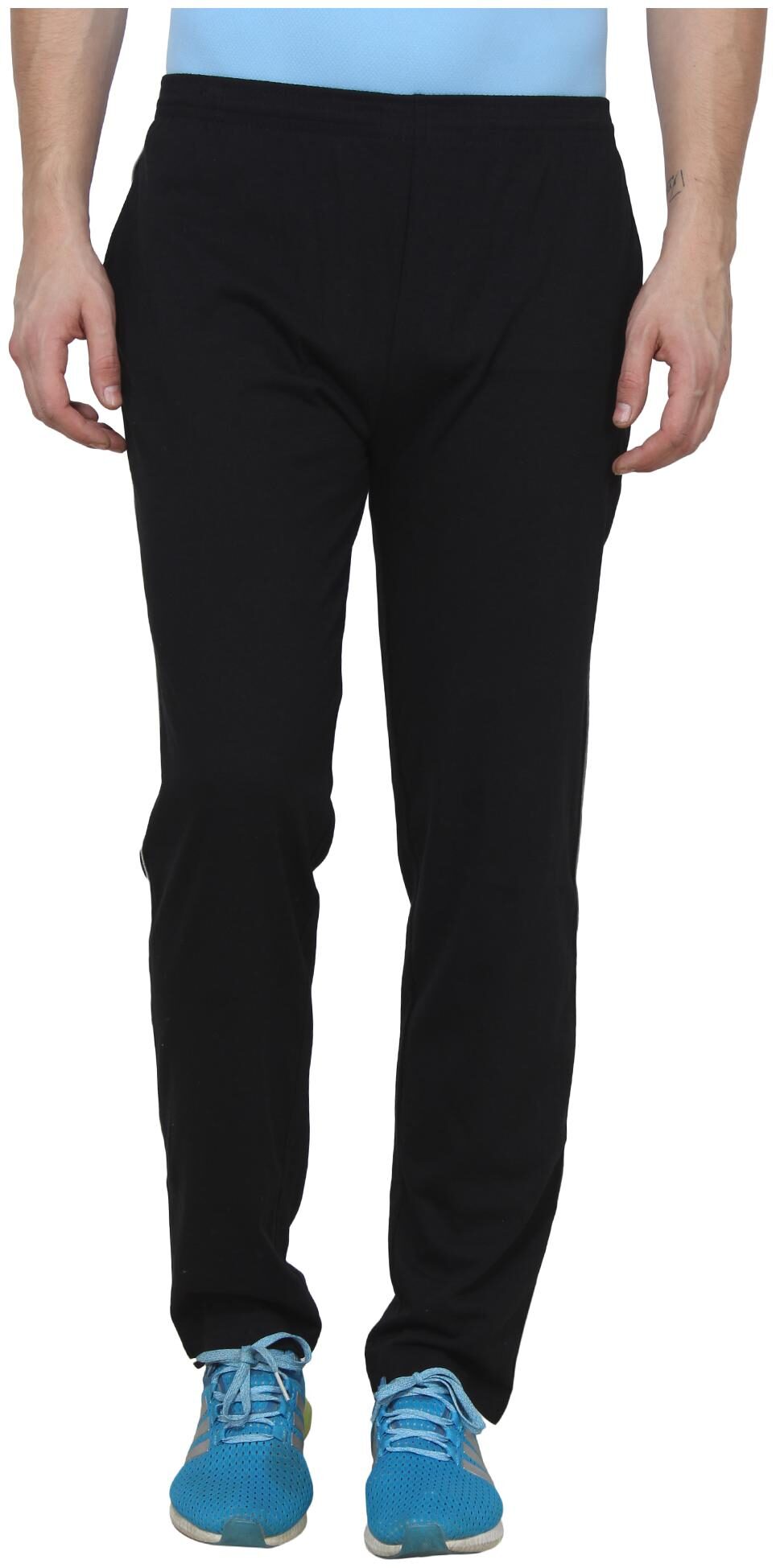 

Shellocks Men Black Solid Regular fit Track pants