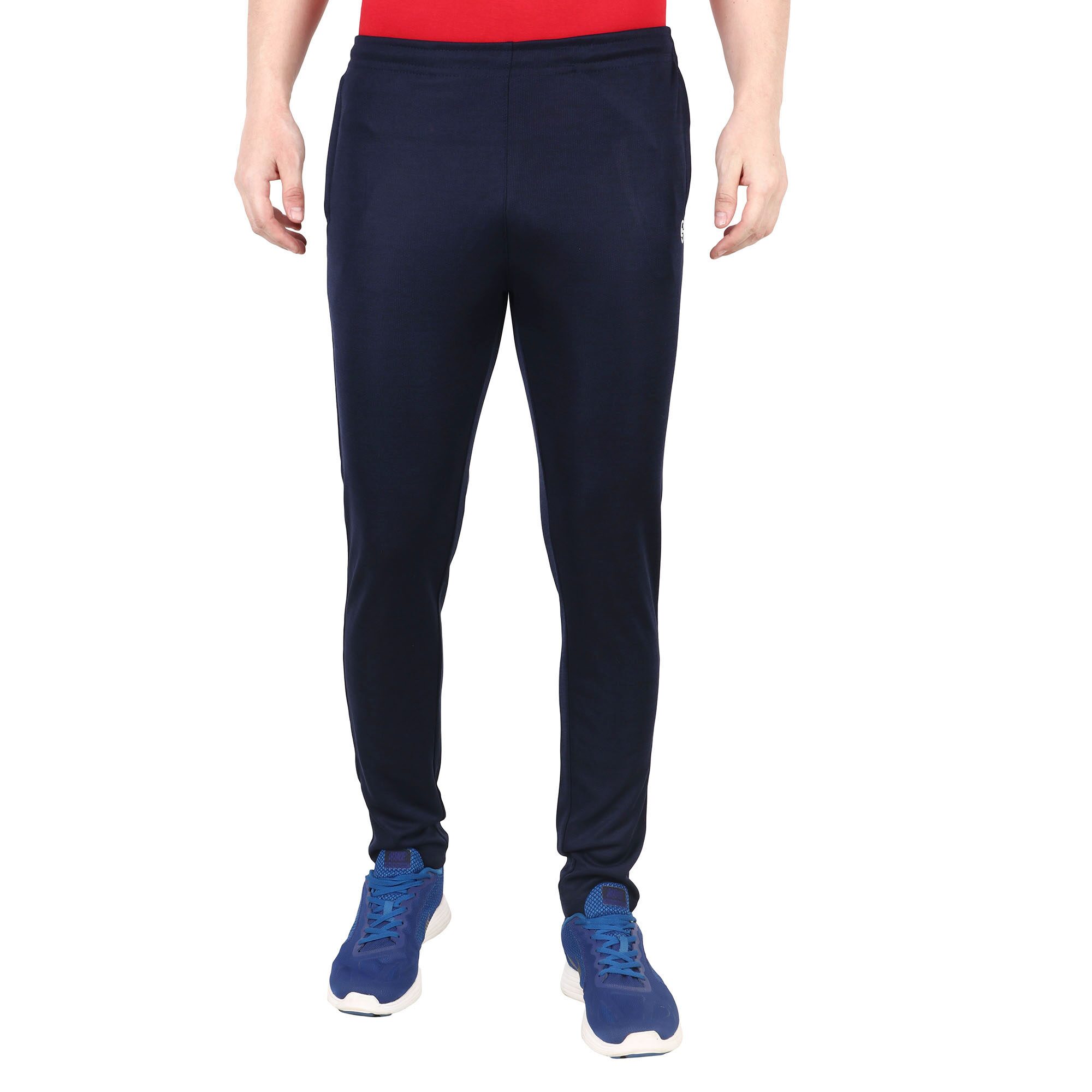 

Shellocks Men Navy blue Solid Regular fit Track pants