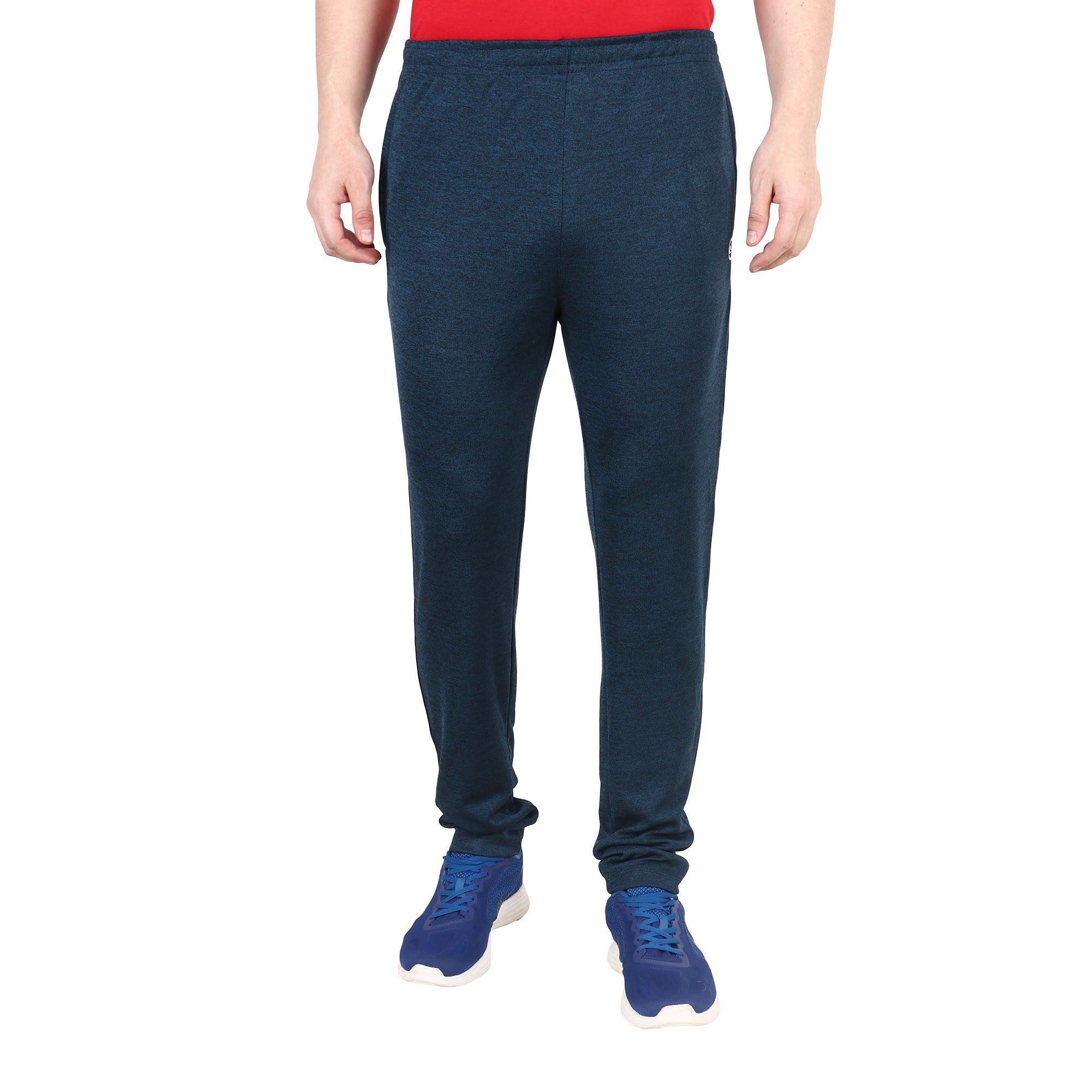 

Shellocks Men Blue Solid Regular fit Track pants