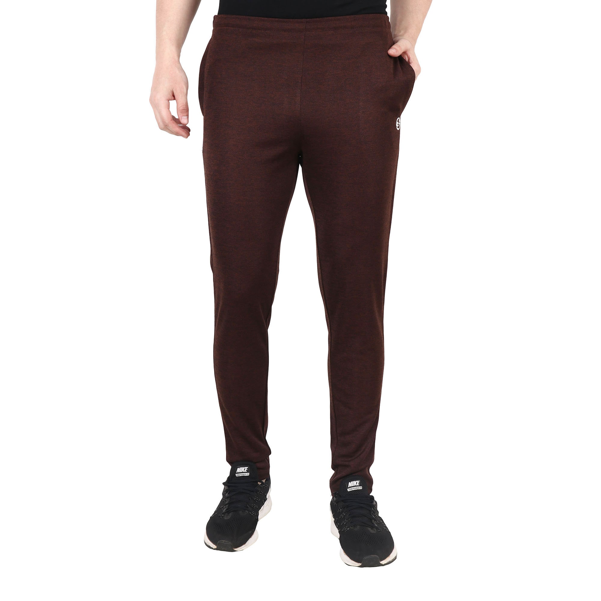 

Shellocks Men Brown Solid Regular fit Track pants