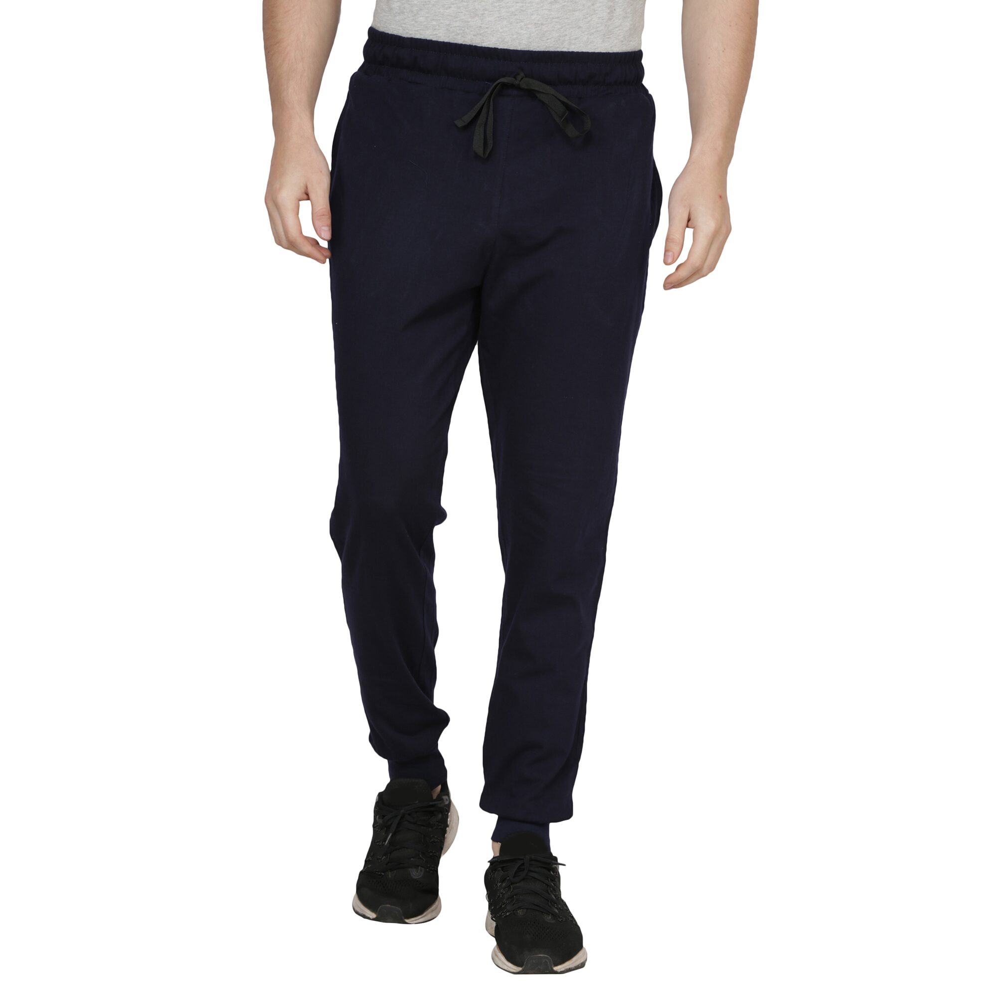 

Shellocks Men Navy blue Solid Regular fit Joggers