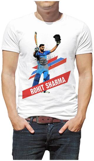 Shopmantra Rohit Sharma The IPL King Limited Edition Round Neck Half Sleeve Casual Graphic Printed T-Shirt