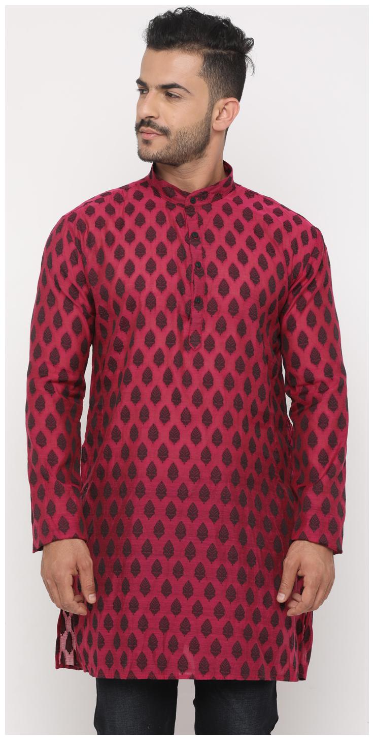 

Show off Men Pink Regular Fit Kurta