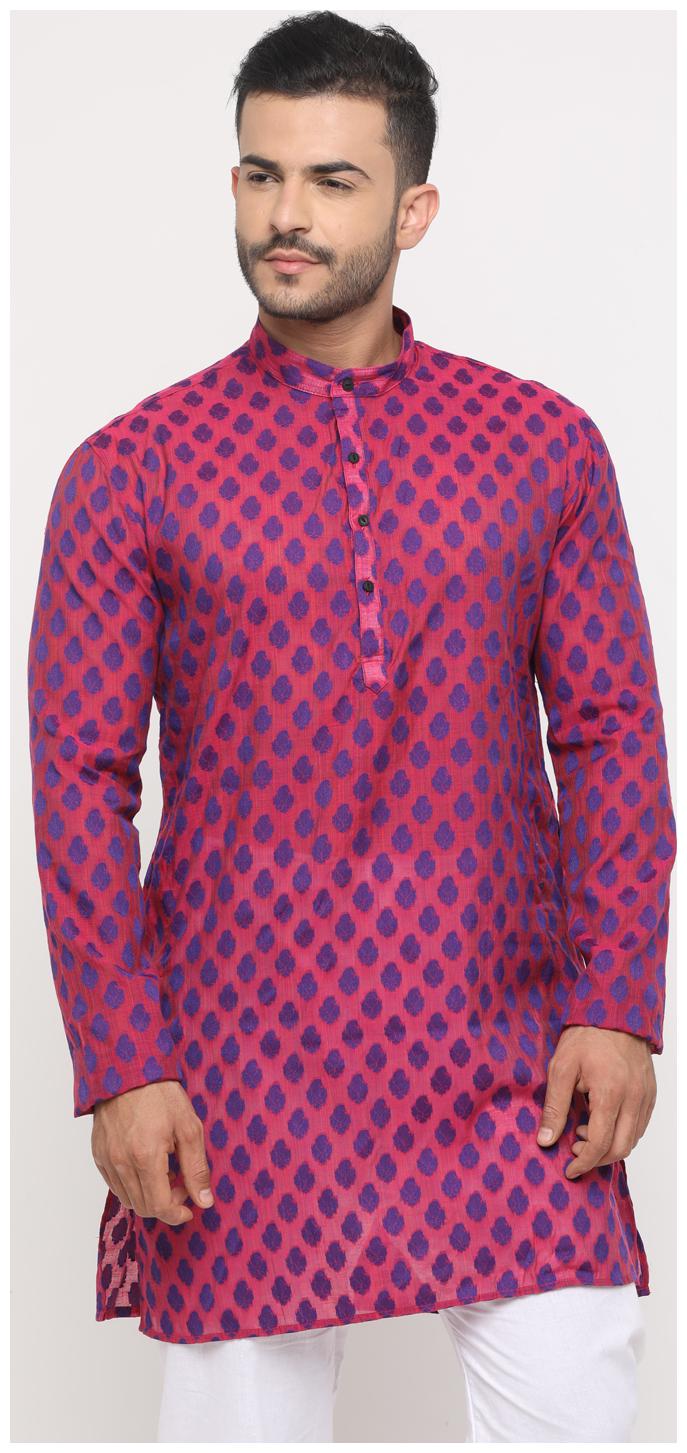 

Show off Men Pink Regular Fit Kurta