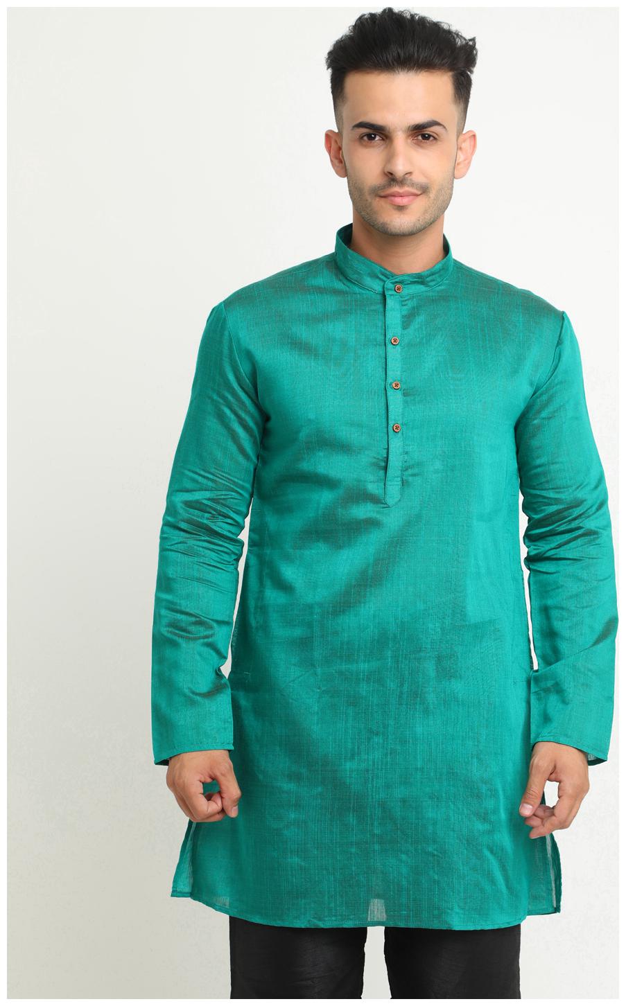 

Show off Men Green Regular Fit Kurta