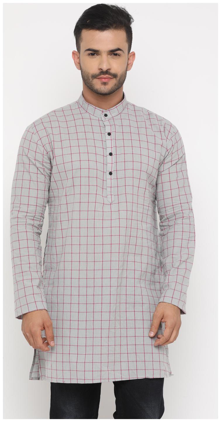 

Show off Men Beige Regular Fit Kurta
