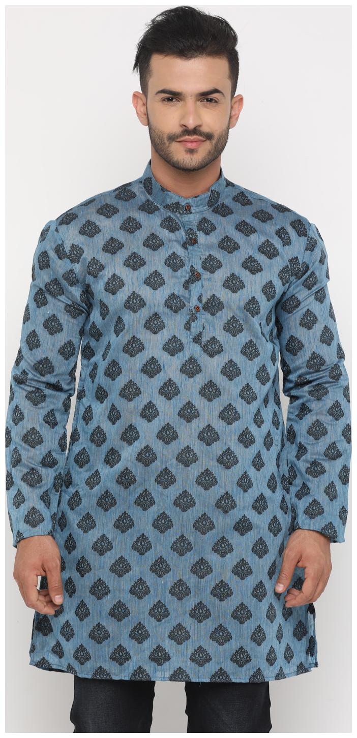 

Show off Men Blue Regular Fit Kurta