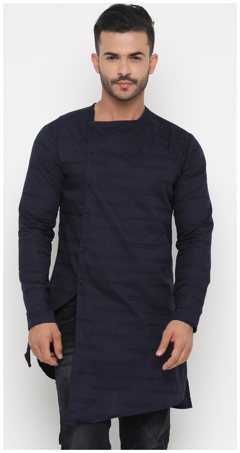 

Show off Men Blue Regular Fit Kurta