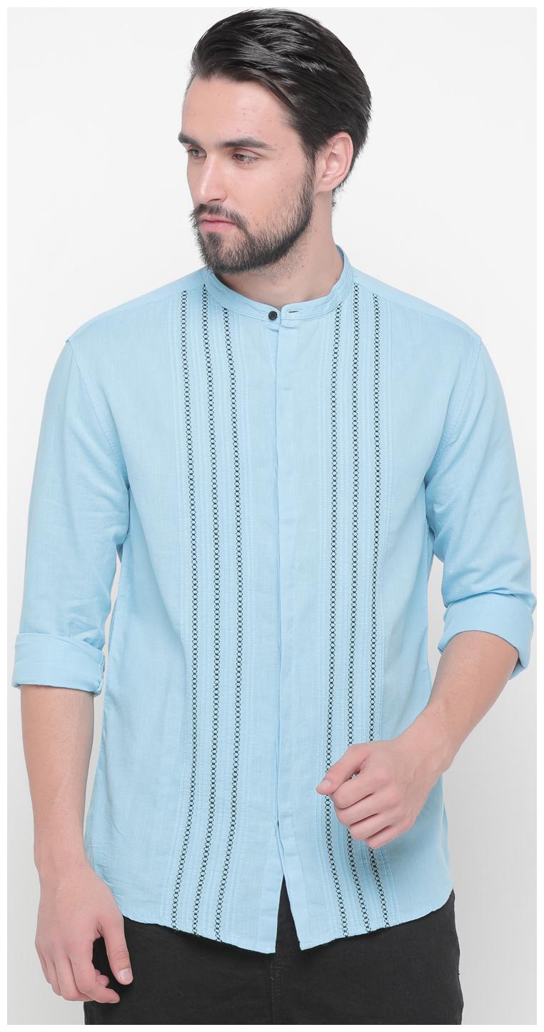 

Show off Men Slim Fit Casual shirt Turquoise color
