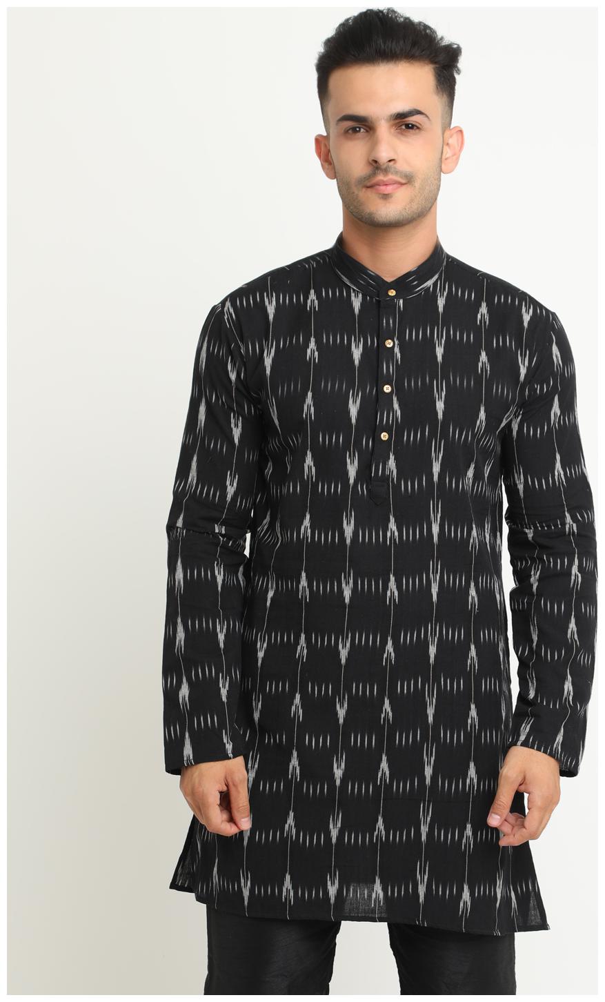 

Show off Men Black Regular Fit Kurta