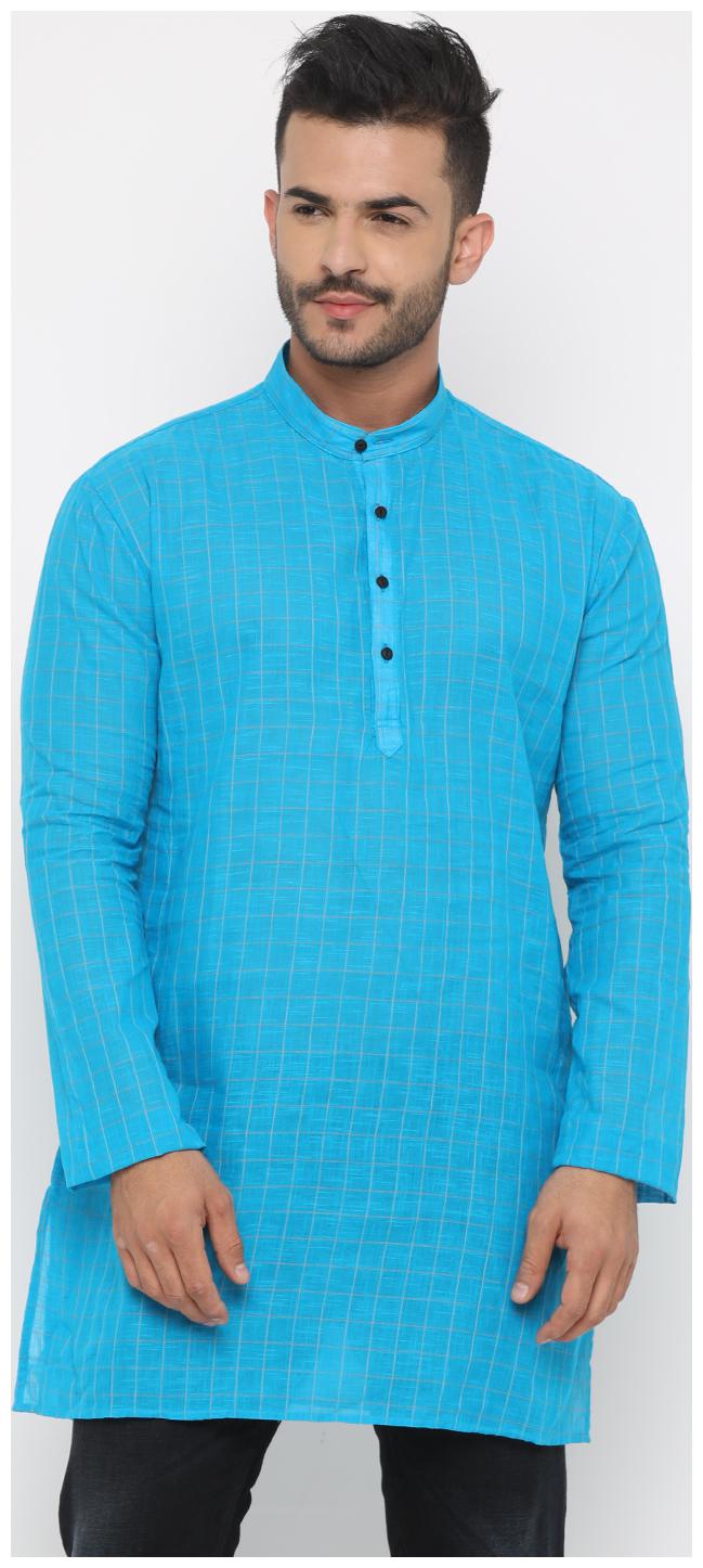 

Show off Men Turquoise Regular Fit Kurta