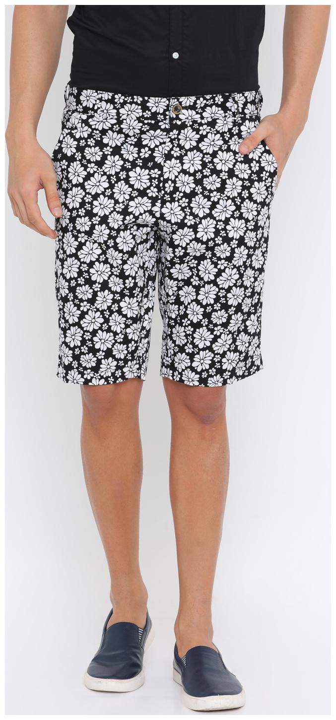 

Show off Men Black Slim Fit Regular Shorts