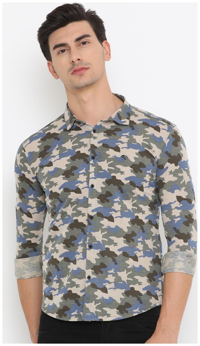 

Showoff Men Multi Printed Slim Fit Casual Shirt