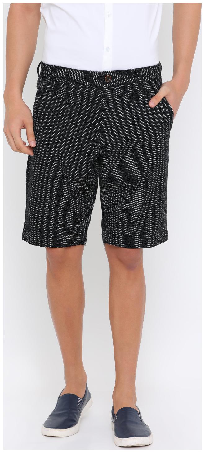 

SHOWOFF Men Black Printed Casual Shorts