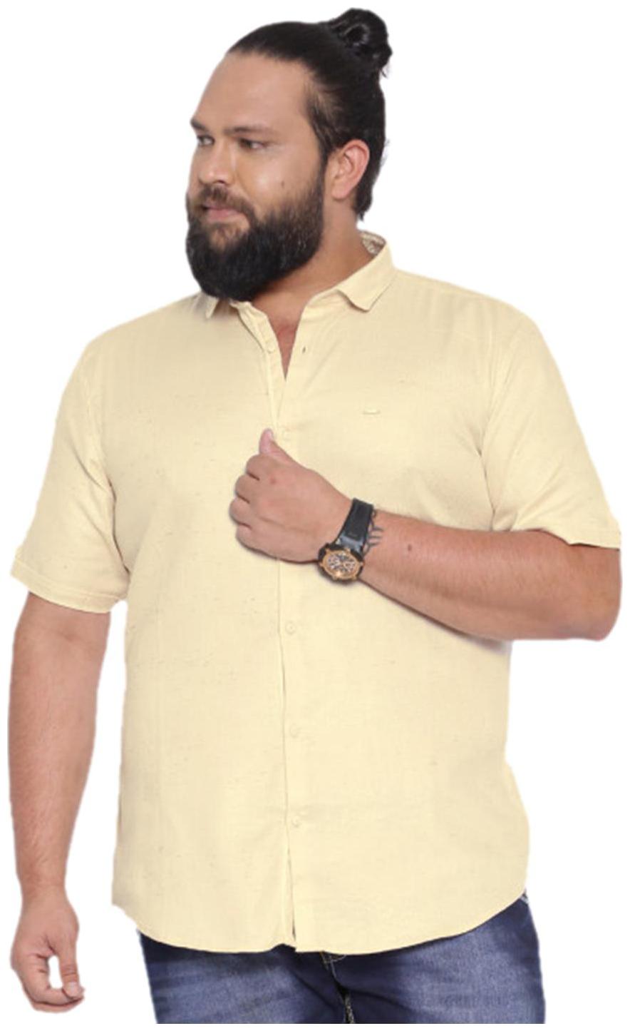 

Showoff Men Beige Solid Regular Fit Casual Shirt
