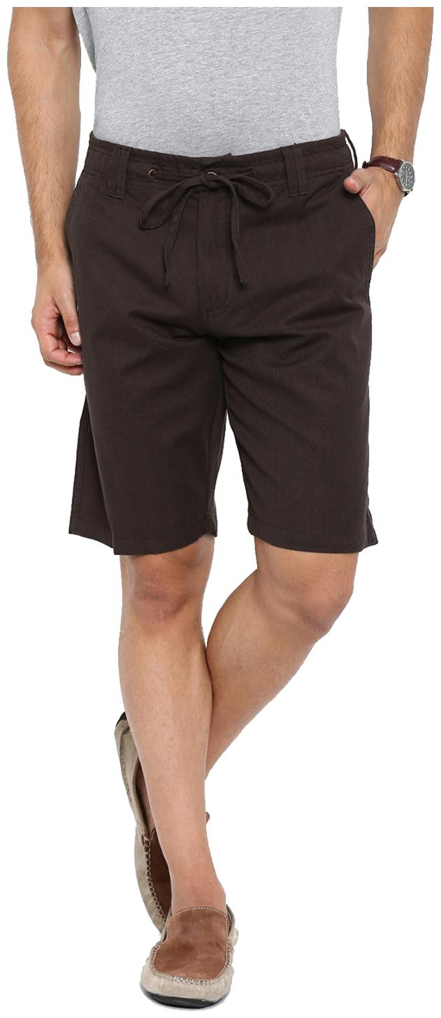 

Showoff Men Brown Slim Fit Chinos Shorts