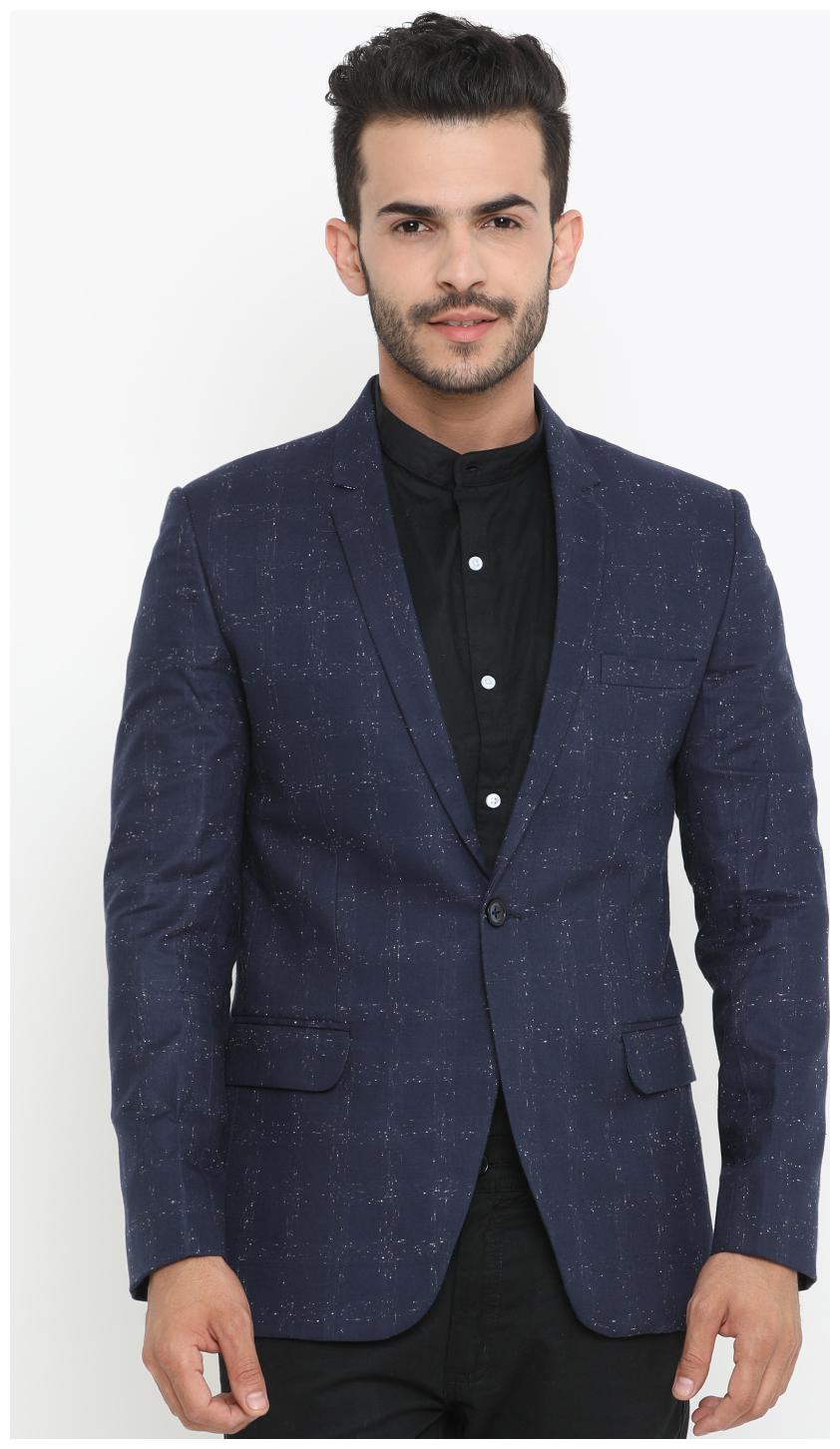 

SHOWOFF Men s Slim Fit Navy Blue Blazer