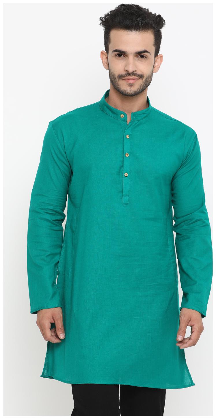 

Showoff Men Green Regular Fit Kurta