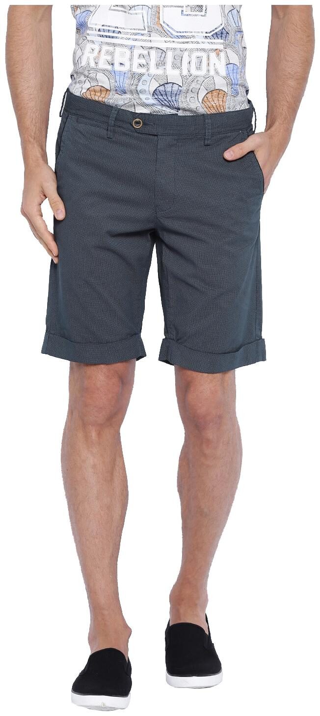 

Showoff Men Blue Regular Fit Chinos Shorts