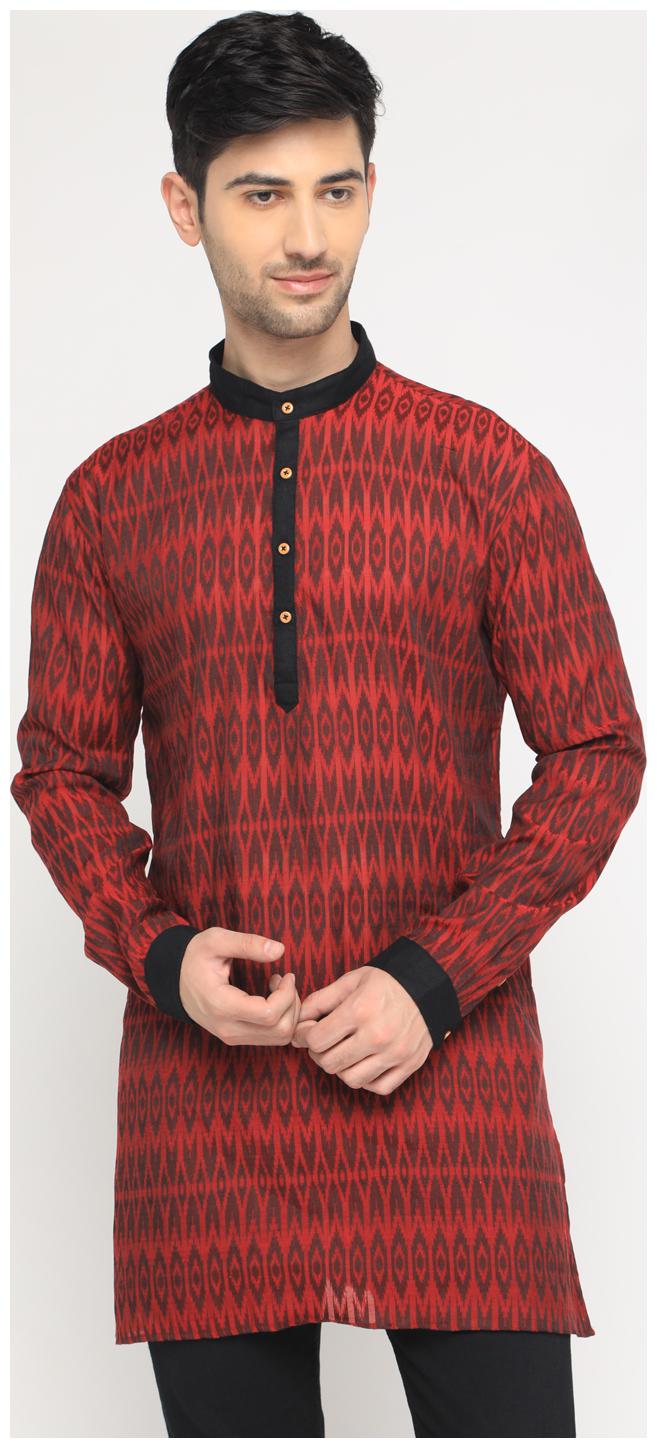 

Show off Men Maroon Regular Fit Kurta
