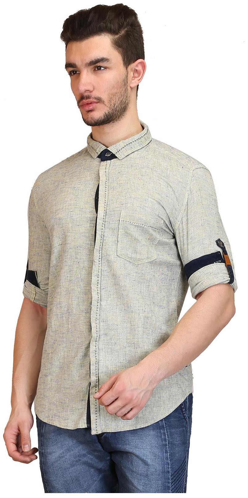 

Showoff Yellow Linen Shirt