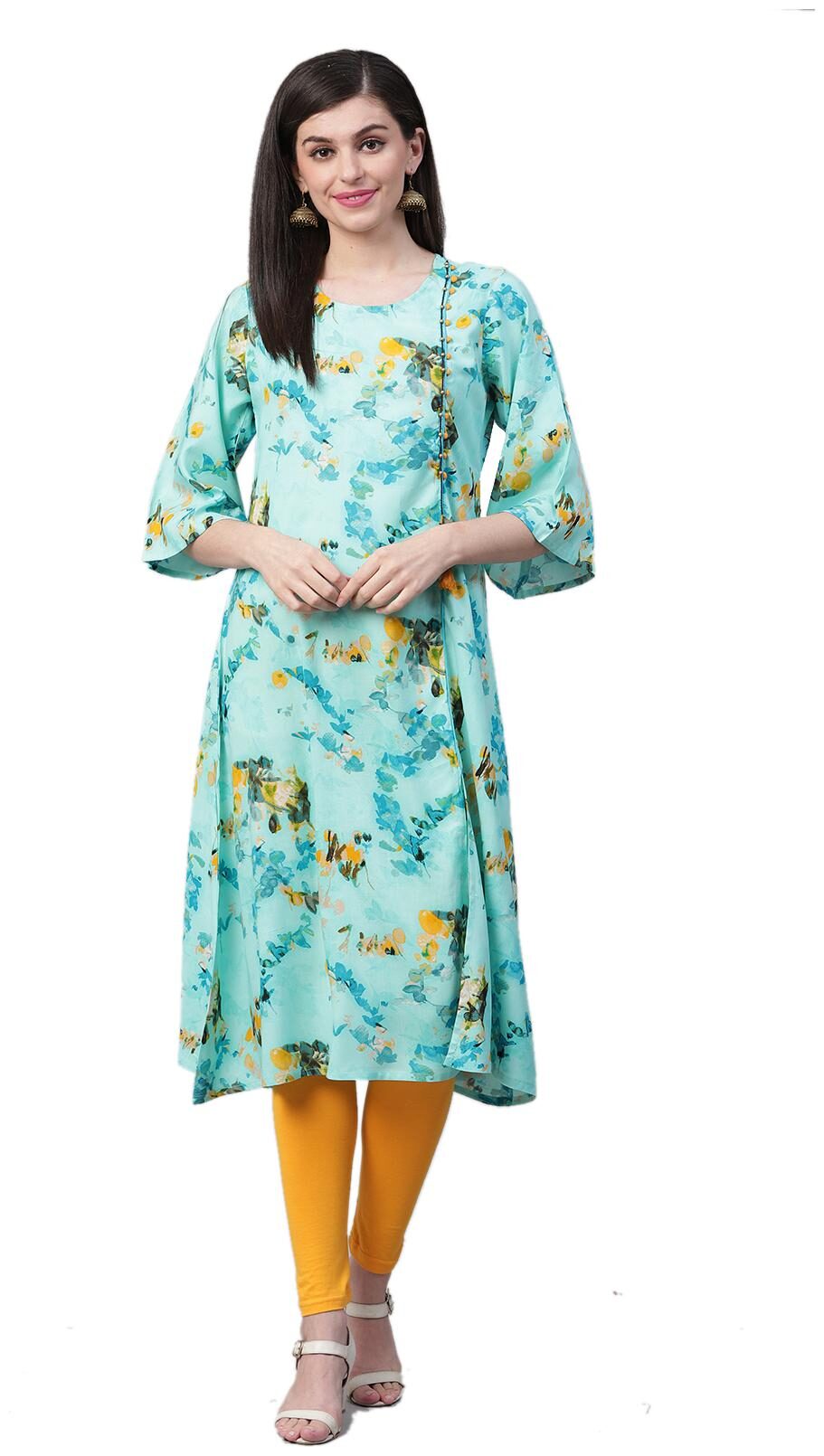 

Shree Liva Printed Blue Color Kurta