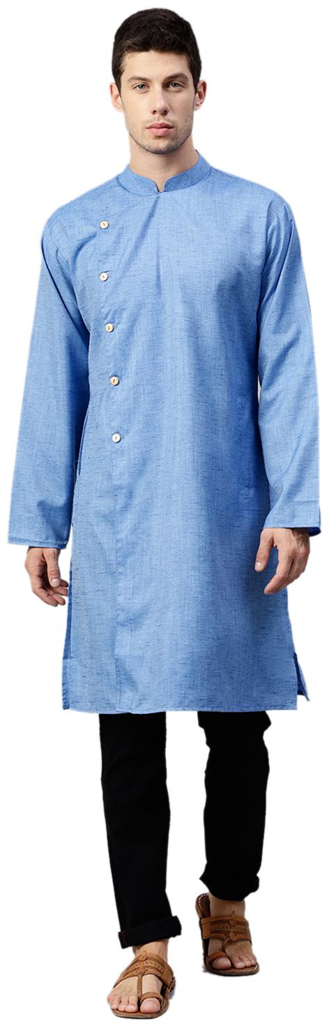 

Shree Men Blue Regular Fit Kurta