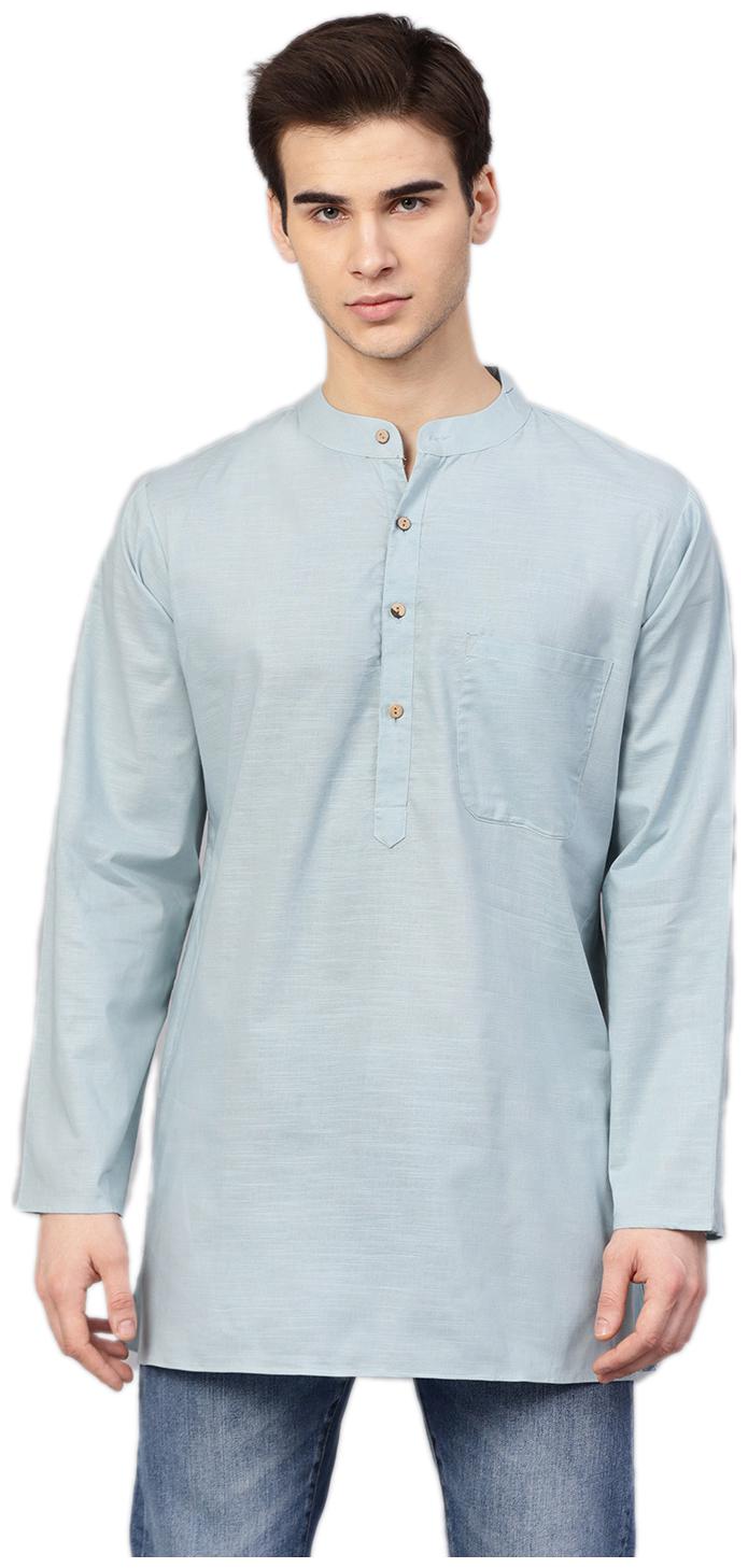 

Shree Men Blue Regular Fit Kurta